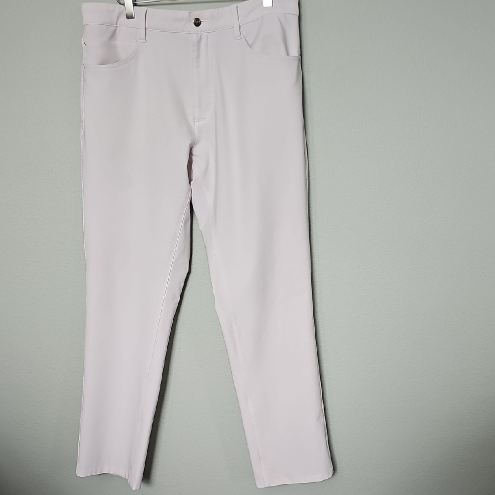 FootJoy Men's Performance Ivory Golf Pants W 35 L 30 - Picture 2 of 13